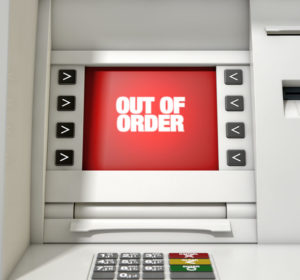 ATM Screen Out Of Order