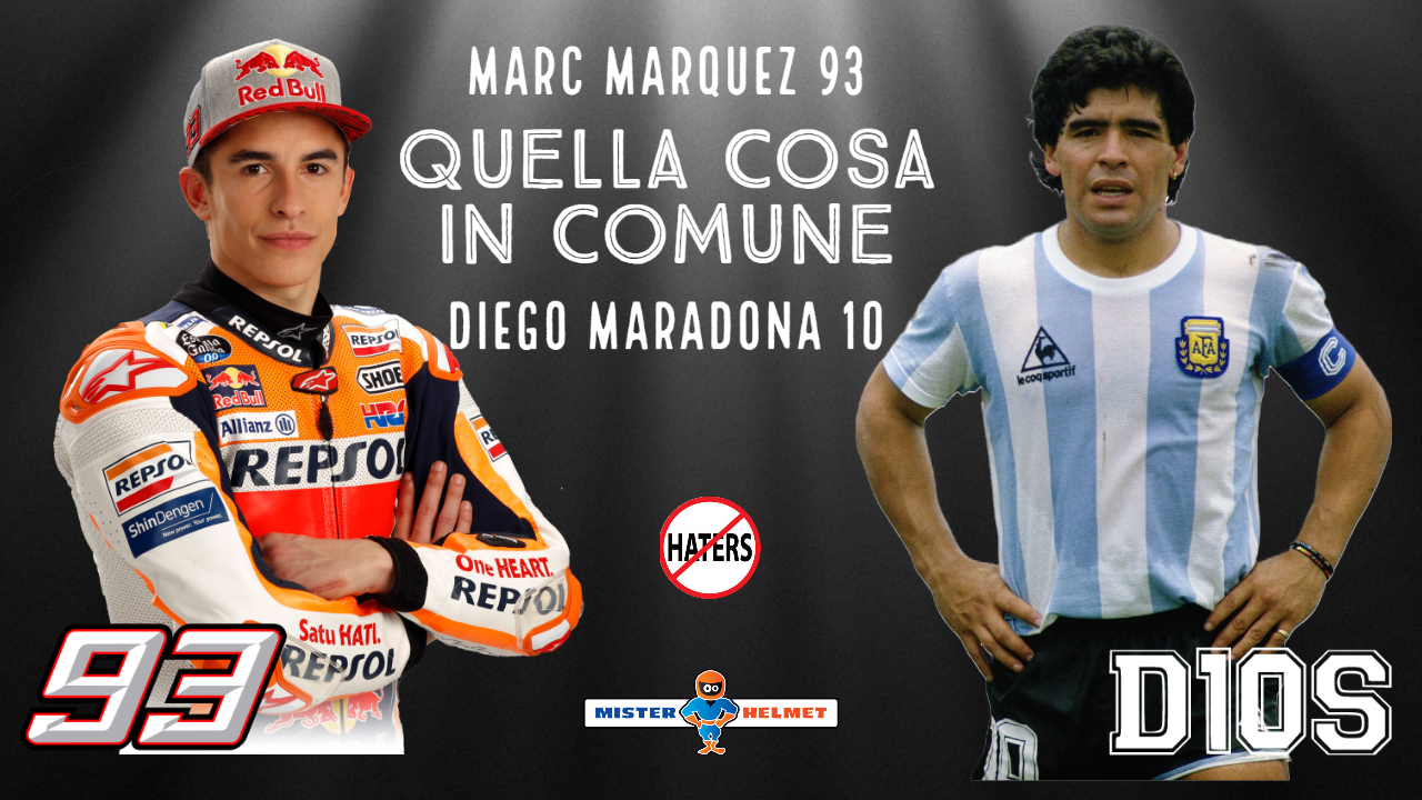 Quella cosa in comune fra Marquez e Maradona!